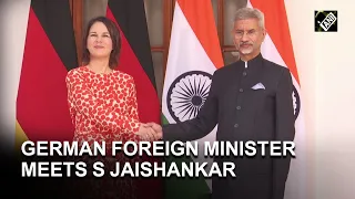 German Foreign Minister Annalena Baerbock meets EAM S Jaishankar