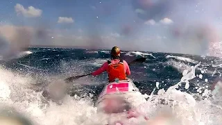 Wild Downwind Durban - 40 Knots with gusts up to 55 knots - Huge Swells