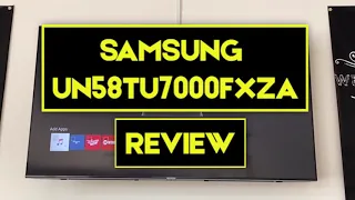 UN58TU7000FXZA Review - 58 Inch TU-7000 Series Smart Crystal UHD 4K TV: Price, Specs + Where to Buy