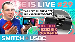 NINTENDO SWITCH - wymiana USBC #live #29