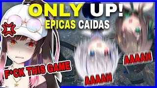 Recopilación de caídas en Only Up!  [Vtuber] 「Hana yomeguri / Meica05 /Nisha Nixyeva」