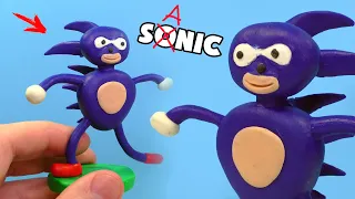 SANIC The Hegehog with Clay | MEME Sonic the Hedgehog