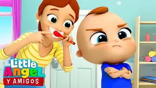 Bebé Cepillate Los Dientes 🦷 | Canciones Infantiles | Little Angel  Y Amigos