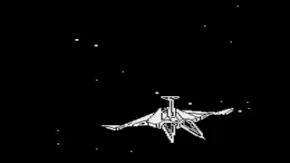 A starfield created on the Vic 20 with Turbo Rascal's Vic Bitmap Mode (VBM)