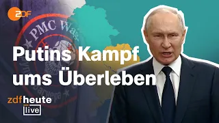 Wagner-Aufstand: So kämpft Putin um seine Macht | Geheimdienstexperte Soldatow bei ZDFheute live