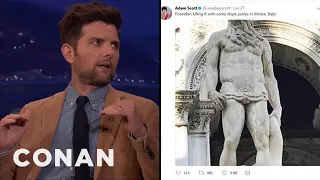 Adam Scott’s European Family Vacation | CONAN on TBS