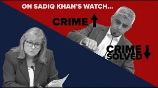 Susan Hall challenges Sadiq Khan on rising crime in London