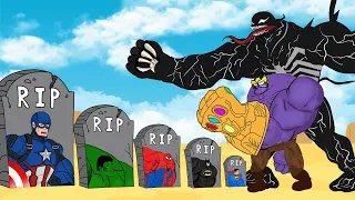 Rescue Team HULK & All SUPER HEROES vs Thanos & Venom : Returning from the Dead SECRET - Who Win?