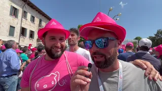 Giro d'Italia ad Oderzo, il fiume dei tifosi in rosa: «Un'emozione unica, qui è proprio una festa»
