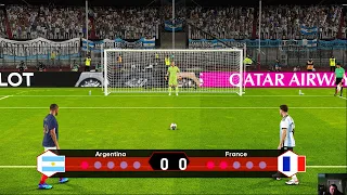 Argentina vs France - FIFA World Cup final 2026 | Penalty Shootout | PES Gameplay