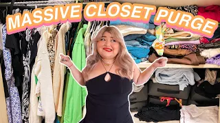 MASSIVE CLOSET DECLUTTER for 2021*my biggest closet purge yet*