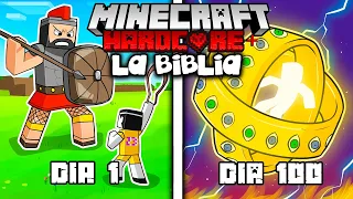 ⚪ SOBREVIVÍ 100 Días DENTRO DE LA BIBLIA en Minecraft HARDCORE #minecraft #biblia