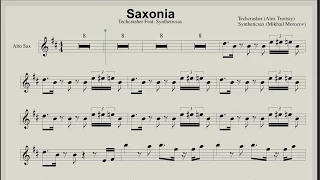 Techcrasher ft Syntheticsax - Saxonia (Backing track for saxophone alto & tenor)