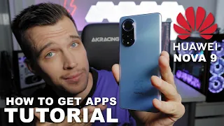 HUAWEI NOVA 9 - How to get Apps and Google Play on ANY HUAWEI PHONE 2021!