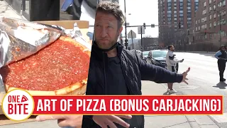 Barstool Pizza Review - Art Of Pizza (Chicago, IL) Bonus Live Carjacking