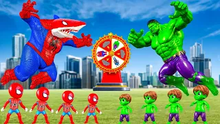 Team HULK, SHARK SPIDERMAN V2 Rescue SPIDERMAN: Returning from the Dead SECRET - SUPER HEROES MOVIES