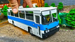 Модель автобуса ИКАРУС 256 распаковка и обзор масштаб 1/43. Про машинки.