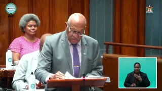 Prime Minister, Hon. Sitiveni Rabuka delivered his ministerial statement in parliament