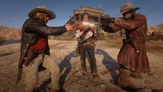Young Micah vs Old Micah Duel Mod Red Dead Redemption 2 1899 vs 1907