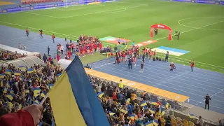 Невероятная атмосфера на матче Украина Португалия!