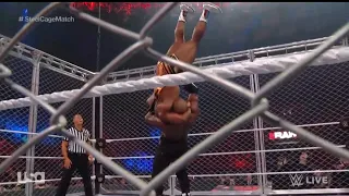 Big E vs. Bobby Lashley-WWE Championship Steel Cage Match: WWE Raw Sept.27 2021 highlights (Part1/2)