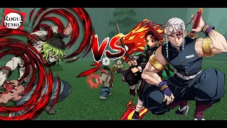 Gyutaro VS Uzui X Tanjiro Kamado ( ROGUE DEMON )