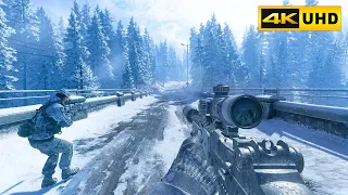 Winter Sniper Mission | Contingency | Ultra Realistic Graphics Gameplay [4K 60FPS UHD] Call of Duty
