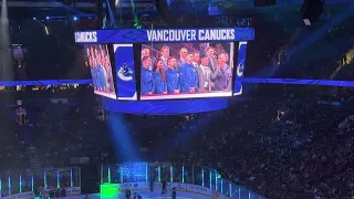 Vancouver Canucks 2022/2023 Opening video and Player introductions