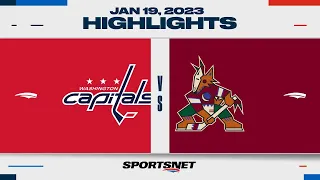 NHL Highlights | Capitals vs. Coyotes - January 19, 2023