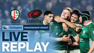 🔴 LIVE REPLAY | London Irish v Saracens | Round 13 Game of the Week | Gallagher Premiership Rugby