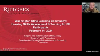 FCS: Housing Skill Assessments and Training for Supportive Housing participants