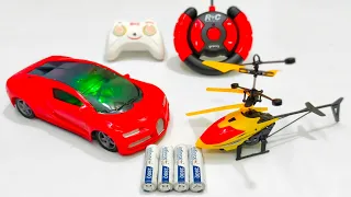 Rechargeable Rc Helicopter and 3d Lights Rc Car Unboxing and Testing | Remote Control Car | Rc Car