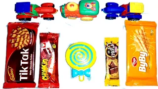 Toy and Lollipop Sweets Unboxing Video | Tractor Toy, Love Pop, Panda Pop, Chocolate Beans