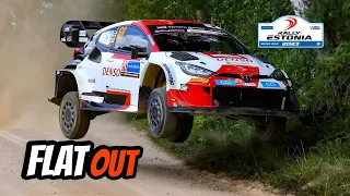 WRC RALLY ESTONIA 2023 - day 2 !! Flatout, Pure Sound and maximum Attack