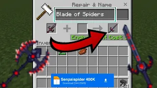 The real Senpaispider Name Depends Texture pack for mcpe 1.20.1 Meiafire @SenpaiSpider