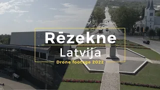 Rēzekne Latvija - 4K Drone Cinematic Footage 2022