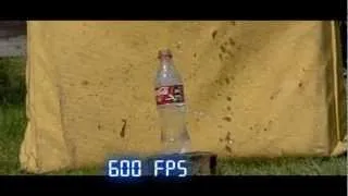 SLOW MOTION BOTTLES OF WATER V AIR RIFLE