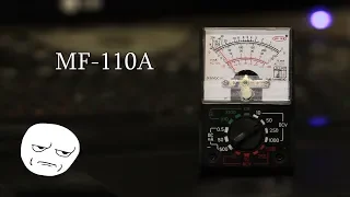 Обзор и тестирование  стрелочного мультиметра(тестера) MF-110A