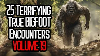 25 Terrifying True BIGFOOT Encounters | VOLUME 19