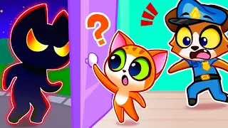Stranger Danger at the Door 🚨🙀 Safety Rules with Policeman 👮‍♂️ Purrfect Kids Songs & Nursery Rhymes