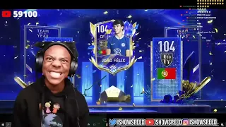 IShowSpeed s  CRAZIEST  FIFA Mobile Pack Opening    PACKS RONALDo