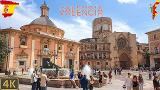 Walking Tour of Valencia (Old Town) Spain 🇪🇦 | 4K City Walk