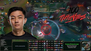 100T FBI gets ONE SHOT by this European Nunu - Triple Kill!!!