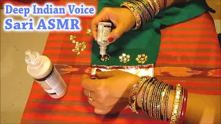 Unintentional ASMR 👚 Sari Decoration Compilation (deep female Indian accent, jangling bangles)