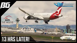 Landing in LAX 13hrs Later | MSFS Airline Pilot Career (Part: 10)