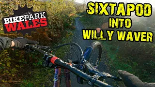 Sixtapod Into Willy Waver - Bike Park Wales