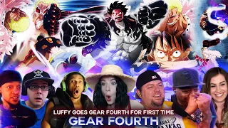 GEAR FOURTH ! Luffy using it for the first time ! Reaction Mashup