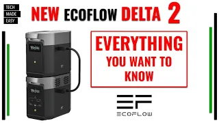 NEW EcoFlow DELTA 2 LiFePO4 1800w solar generator