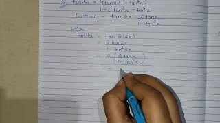 Prove that: tan4x=4tanx(1-tan^2)/1-6tan^2x+tan^4x