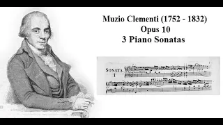 Clementi Op. 10 - 3 Piano Sonatas